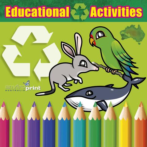Recyclable Printed Educational Activities