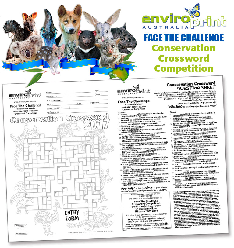 EnviroPrint Australia Face The Challenge Entry Form