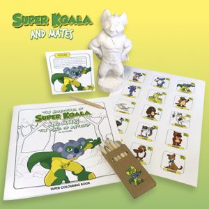 Super Koala and Mates Easter Bilby Colouring Competition Prize Pack 2021